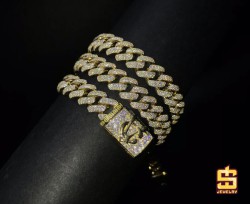 Dây chuyền “CV” - Cuban Dome 13mm