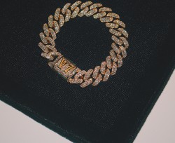 “V7” Cuban Dome Bracelet 13mm