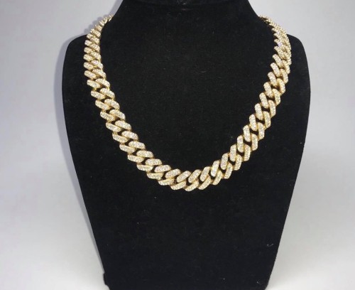 Dây chuyền Cuban Dome 13mm 