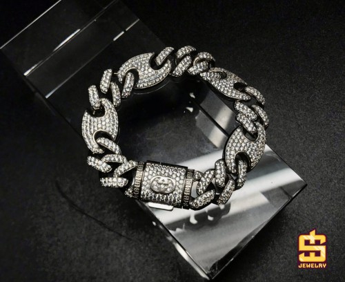 “Gucci” Cuban Dome Gucci Bracelet 13mm 