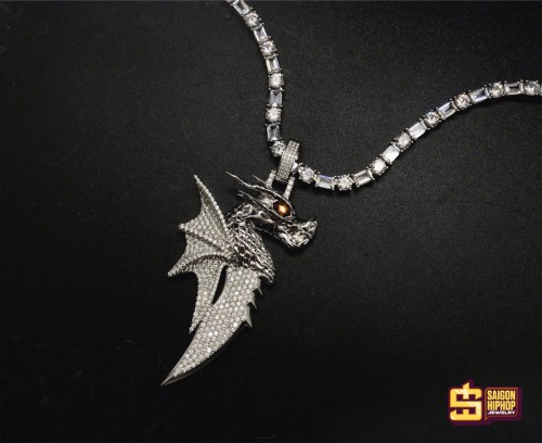 Mặt Dây Chuyền Dao Rồng Kunai - Rapper Killer.D 
