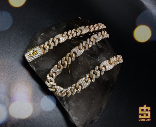 Dây chuyền “Tuấn”  - Cuban Dome Gucci 13mm  