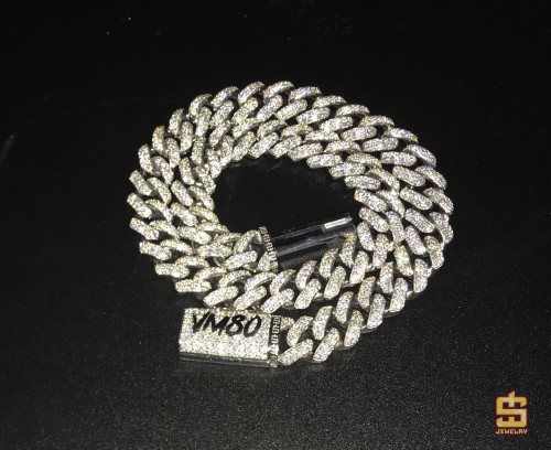 Dây chuyền “VM80” - Cuban Dome 13mm 