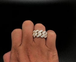 Nhẫn Cuban Dome 13mm