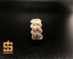 Nhẫn Cuban Dome 13mm