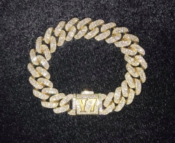 “V7” Cuban Dome Bracelet 13mm