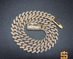 Dây chuyền Cuban Dome 13mm