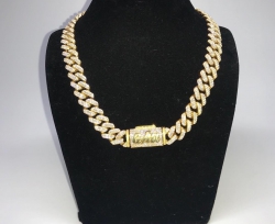Dây chuyền Cuban Dome 13mm